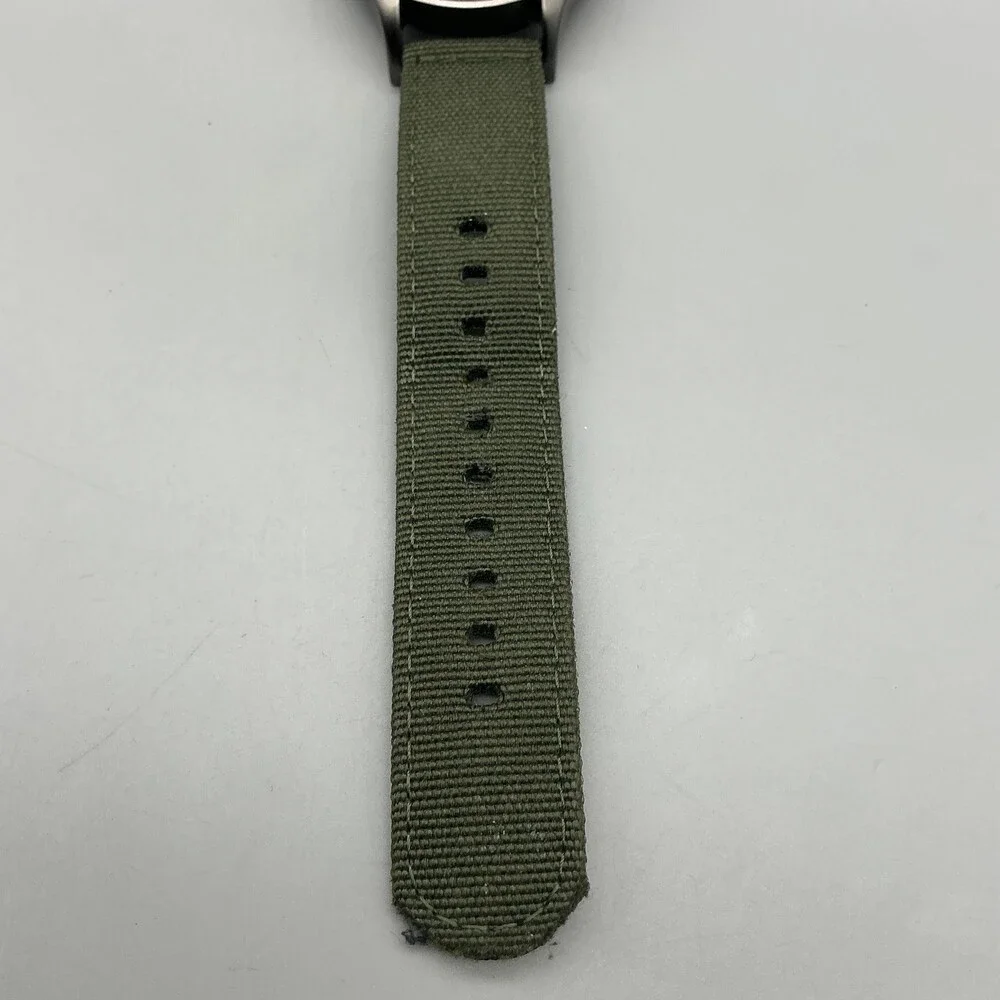 Timex Expedition Scout Indiglo Mens Watch 40mm Black Dial Green Band New Battery